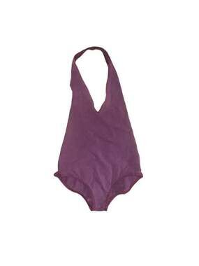 American Apparel Halter Bodysuit Size S Burgundy